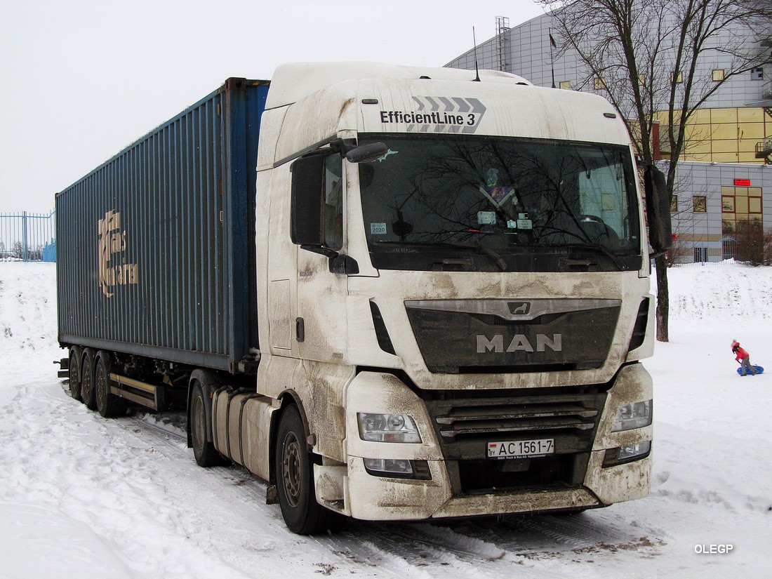 Минск, № АС 1561-7 — MAN TGX ('2016) 18.500