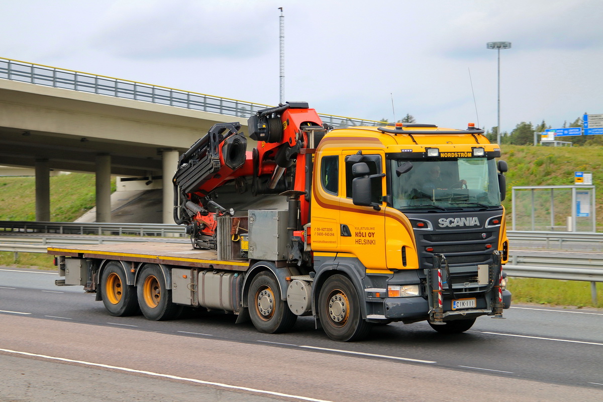 Финляндия, № CIK-111 — Scania ('2009, общая модель)