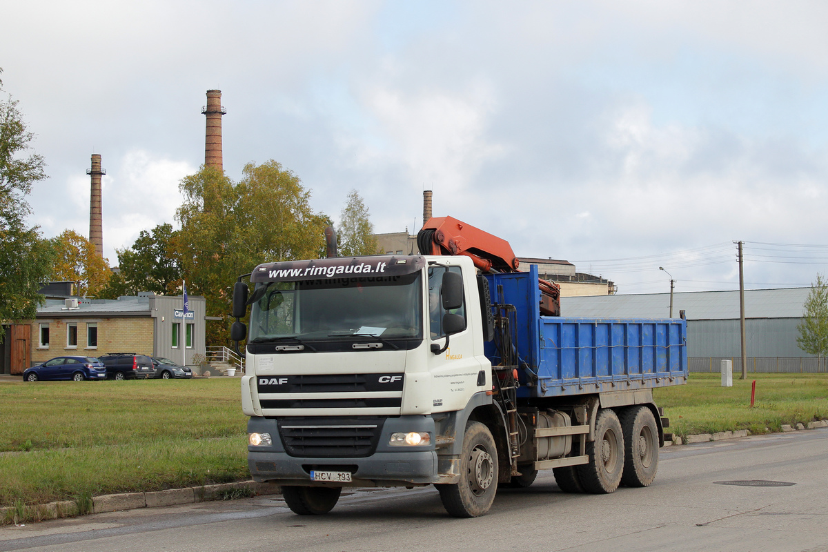 Литва, № HCV 193 — DAF CF85 FAT