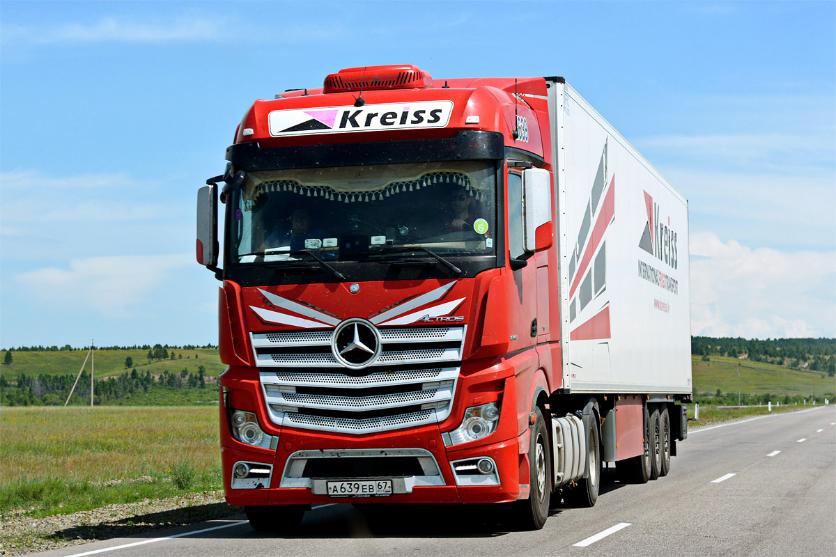 Смоленская область, № А 639 ЕВ 67 — Mercedes-Benz Actros ('2011) 1845