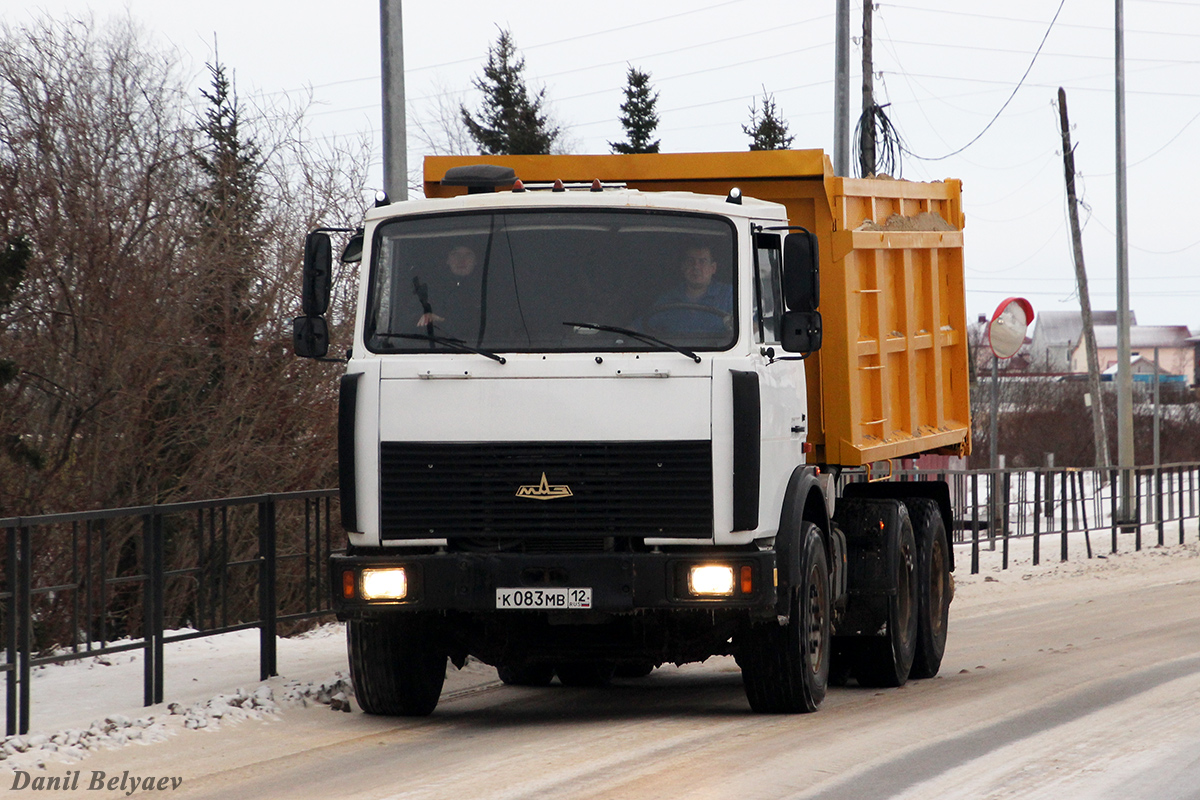 Ненецкий автономный округ, № К 083 МВ 12 — МАЗ-5516A5