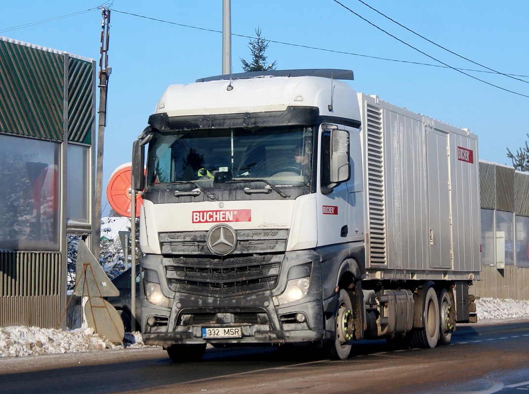 Эстония, № 332 MSR — Mercedes-Benz Actros ('2011) 2542