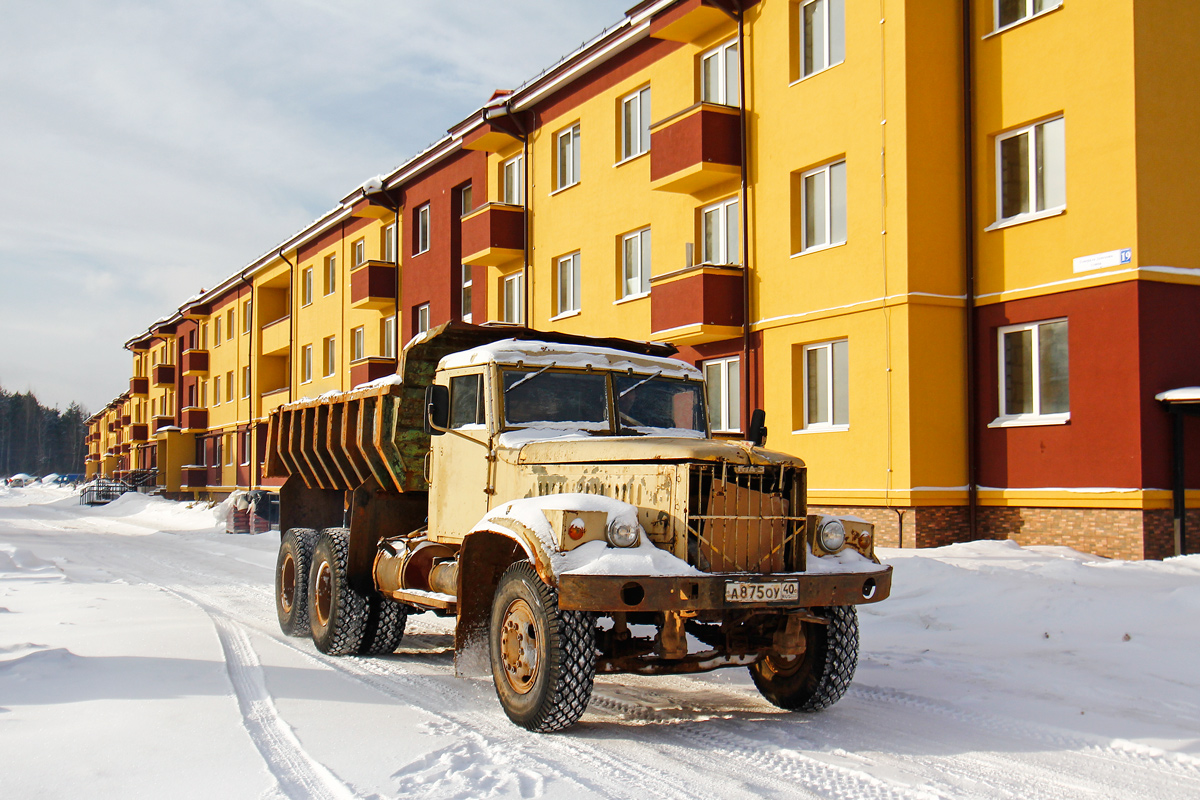 Калужская область, № А 875 ОУ 40 — КрАЗ-256Б1