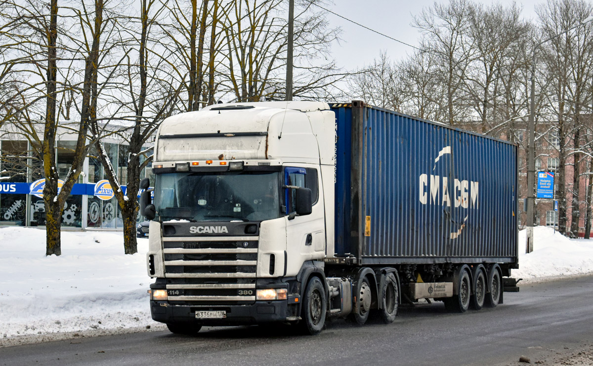 Санкт-Петербург, № В 336 РН 178 — Scania ('1996) R114G