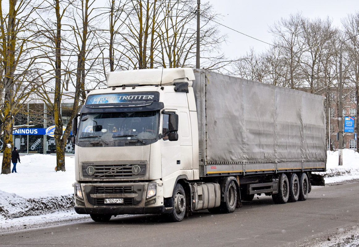 Ленинградская область, № В 102 СР 47 — Volvo ('2008) FH-Series