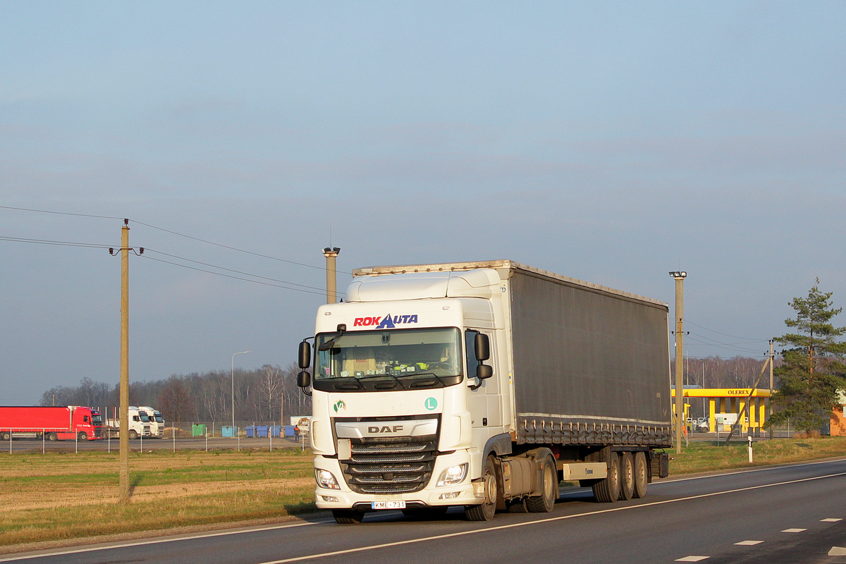 Литва, № KME 731 — DAF XF Euro6 FT