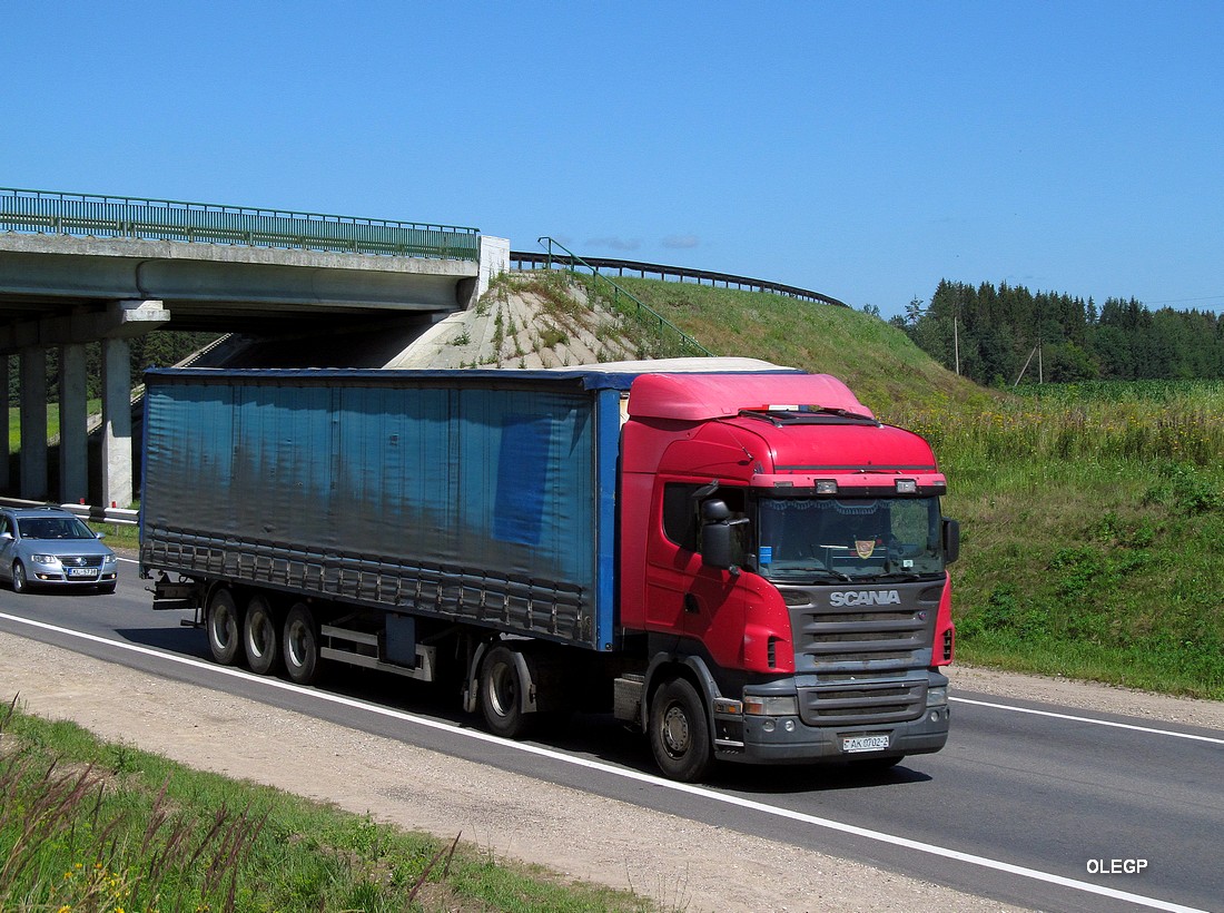 Витебская область, № АК 0702-2 — Scania ('2004, общая модель)