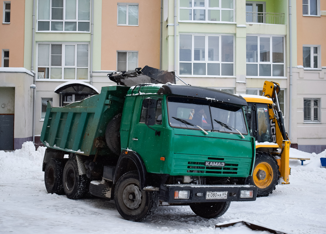 Тверская область, № Е 080 НА 69 — КамАЗ-65115-01 [65115A]