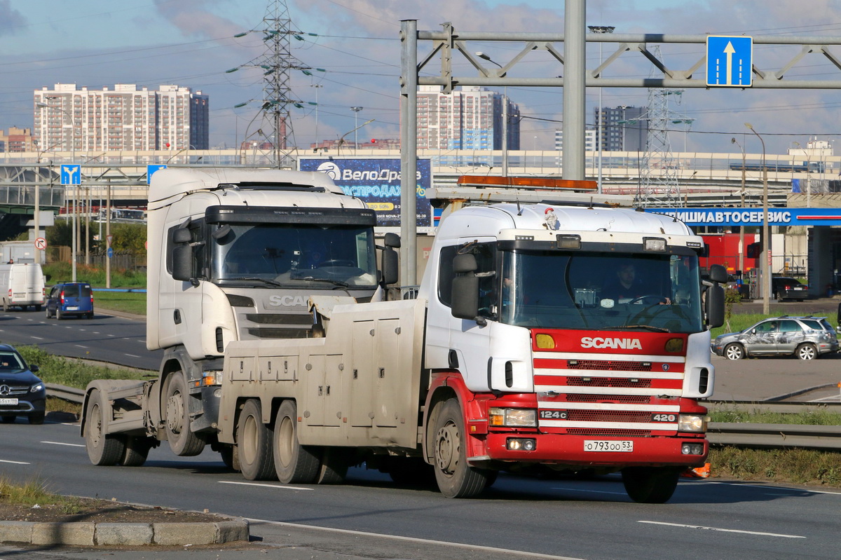 Новгородская область, № О 793 ОО 53 — Scania ('1996) P124C