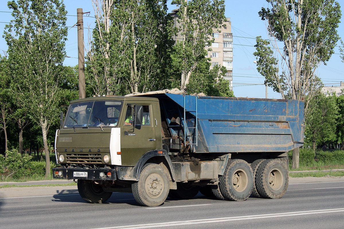 Волгоградская область, № К 886 РР 34 — КамАЗ-55111 [551110]