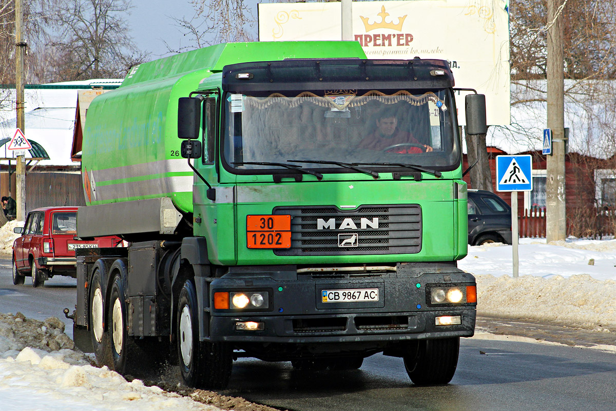 Черниговская область, № СВ 9867 АС — MAN F2000 19.403