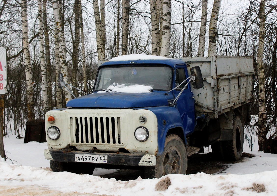 Псковская область, № А 497 ВУ 60 — ГАЗ-53-02