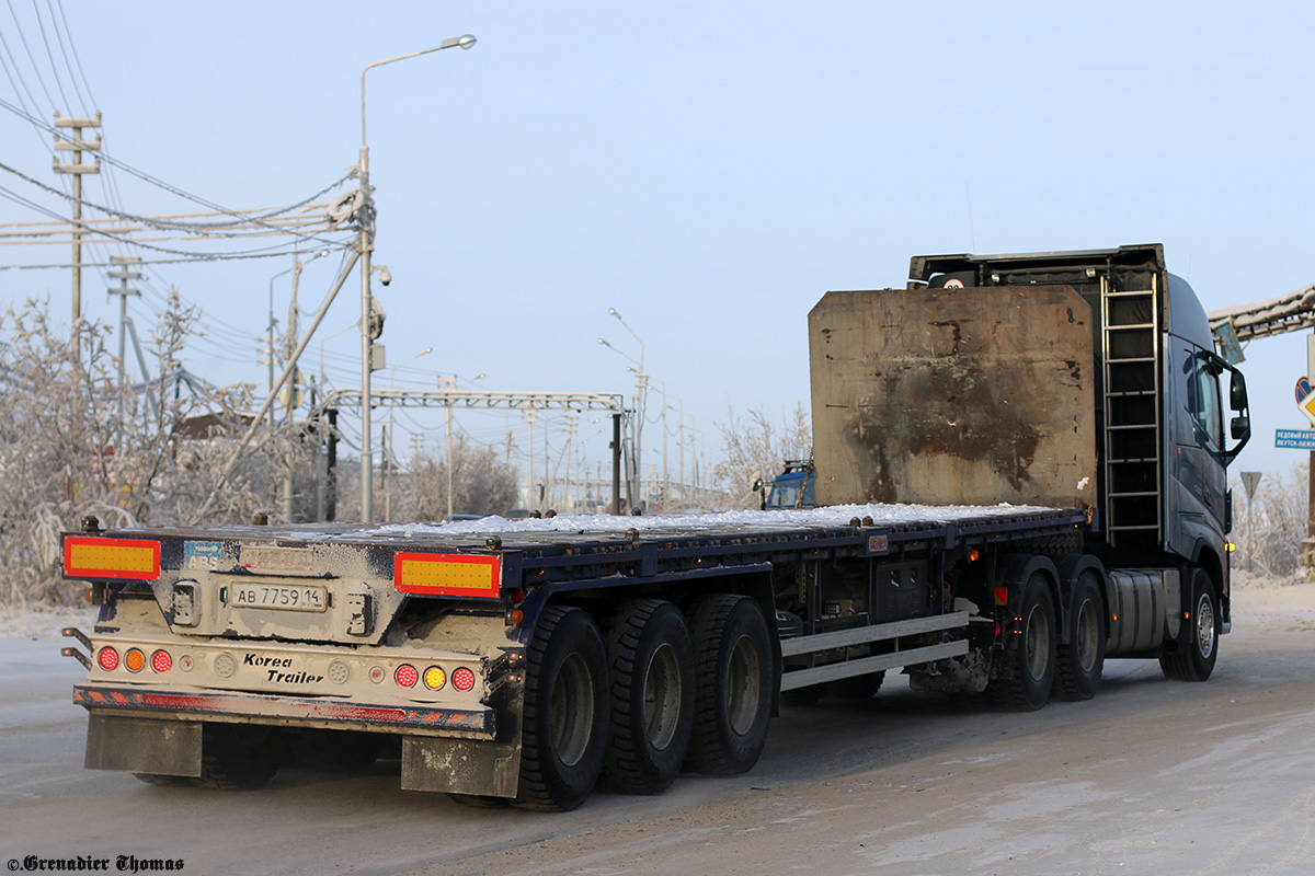 Саха (Якутия), № Н 144 ЕА 154 — Volvo ('2012) FH.500