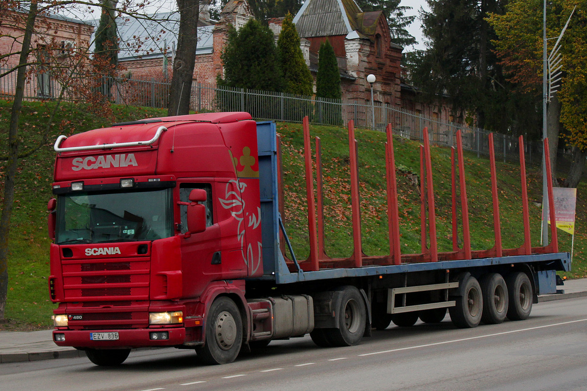 Литва, № EZV 836 — Scania ('1996) R124L