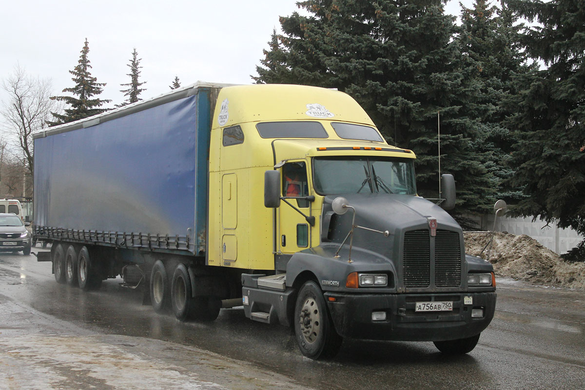 Московская область, № А 756 АВ 750 — Kenworth T600