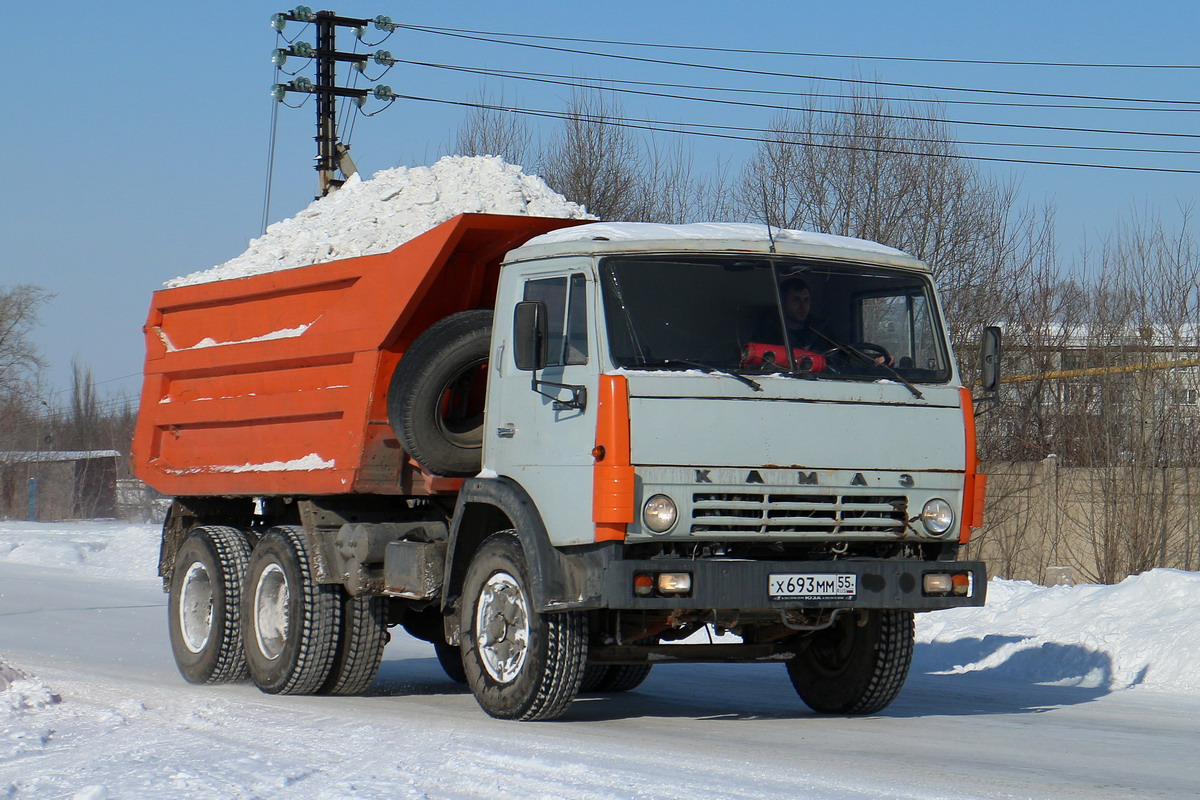 Омская область, № Х 693 ММ 55 — КамАЗ-55111 [551110]