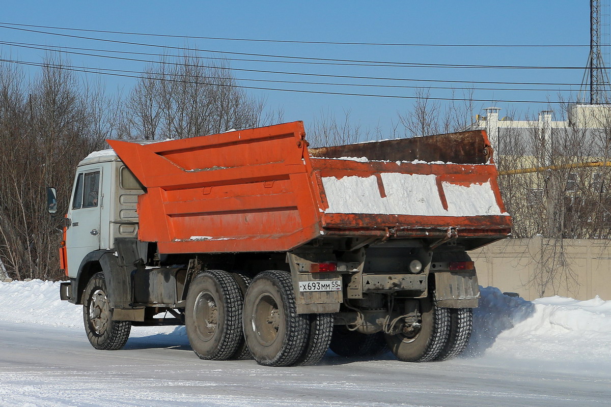 Омская область, № Х 693 ММ 55 — КамАЗ-55111 [551110]