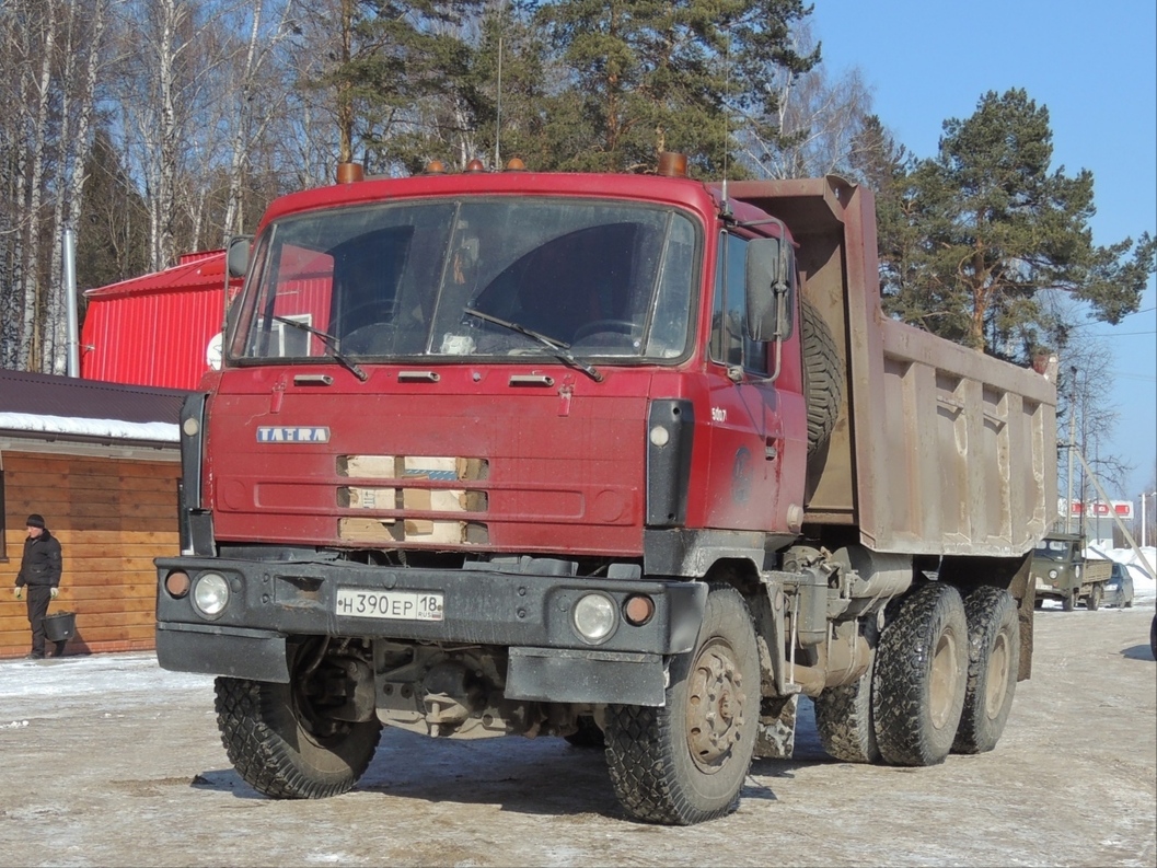 Удмуртия, № Н 390 ЕР 18 — Tatra 815-21AS01