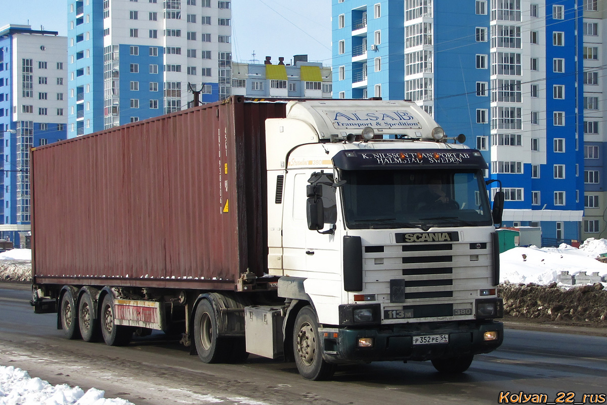 Новосибирская область, № Р 352 РЕ 54 — Scania (III) R113M