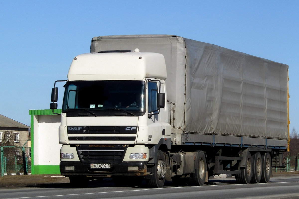 Могилёвская область, № АА 8702-6 — DAF CF85 FT