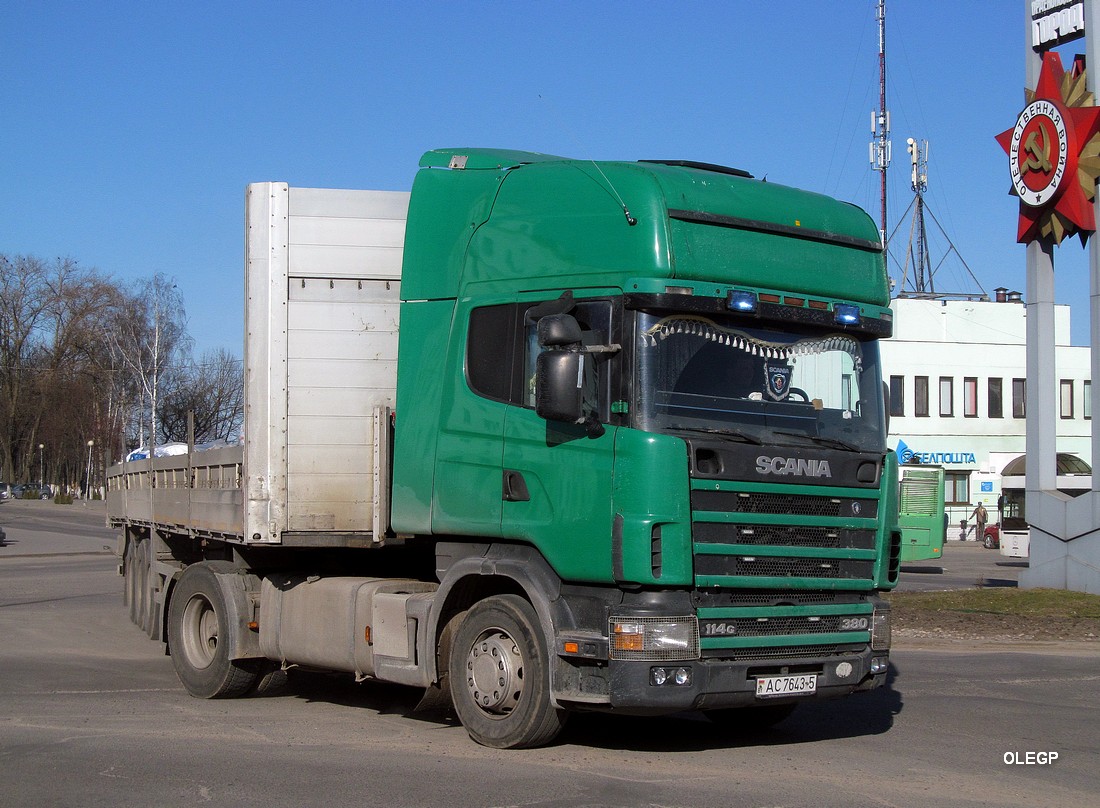 Минская область, № АС 7643-5 — Scania ('1996) R114G