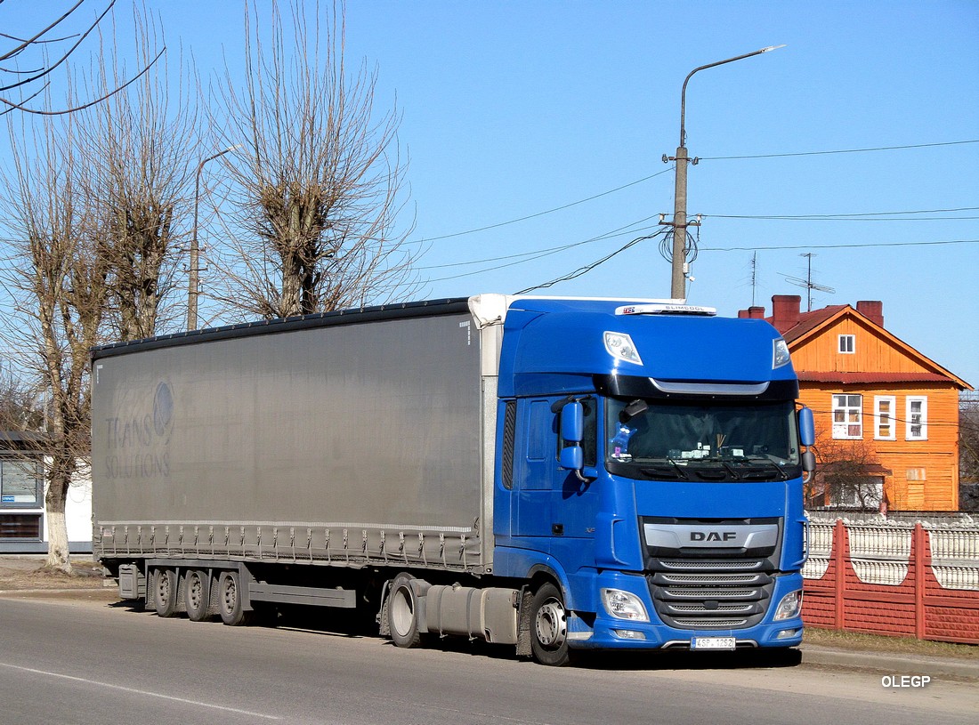 Чехия, № 4SP 1292 — DAF XF Euro6 FT