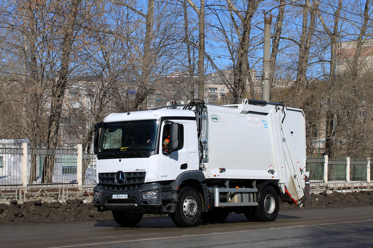 Кировская область, № О 185 РР 43 — Mercedes-Benz Arocs 2033 [Z9M]