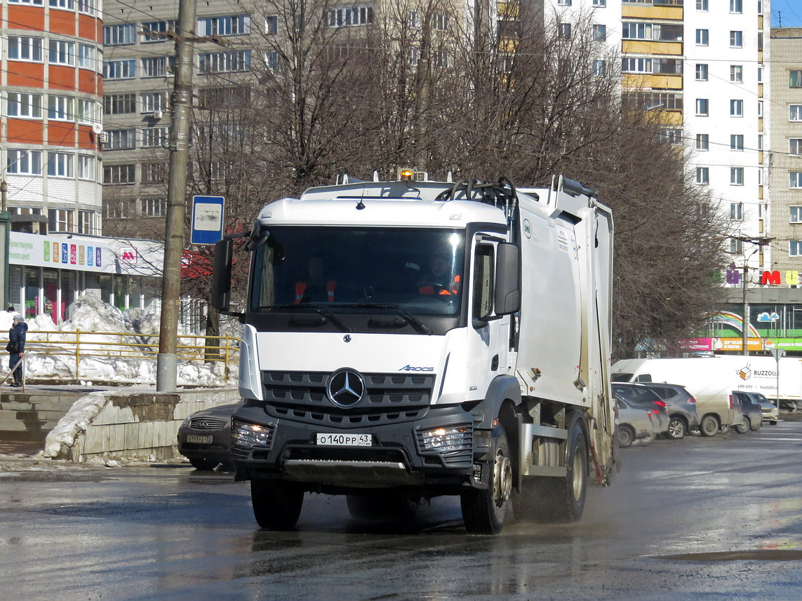 Кировская область, № О 140 РР 43 — Mercedes-Benz Arocs 2033 [Z9M]