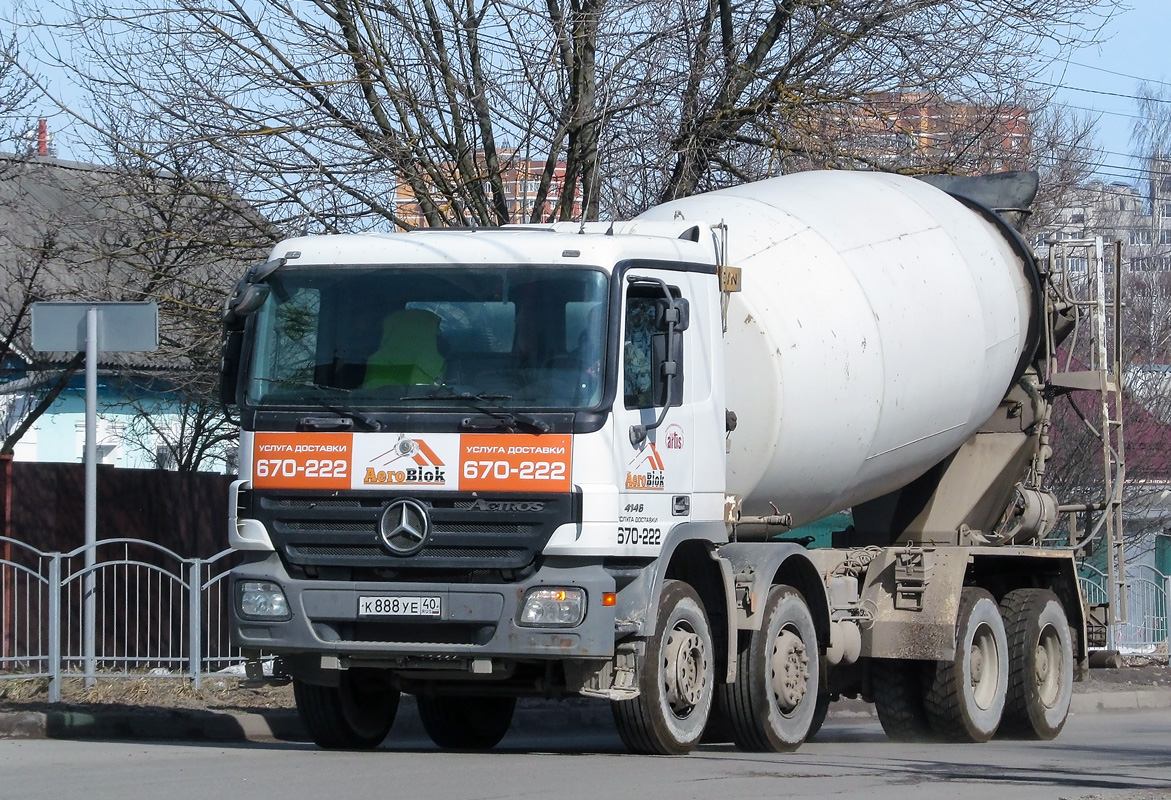 Калужская область, № К 888 УЕ 40 — Mercedes-Benz Actros ('2003) 4146