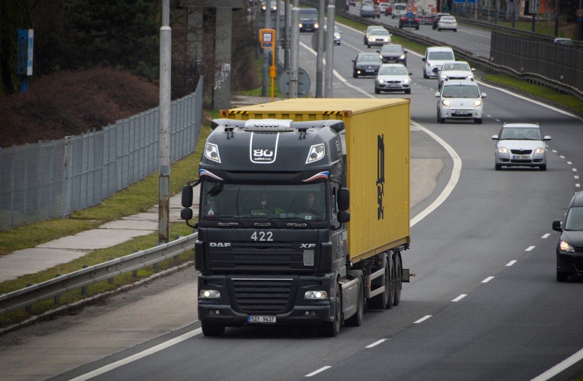 Чехия, № 5Z1 9437 — DAF XF105 FT