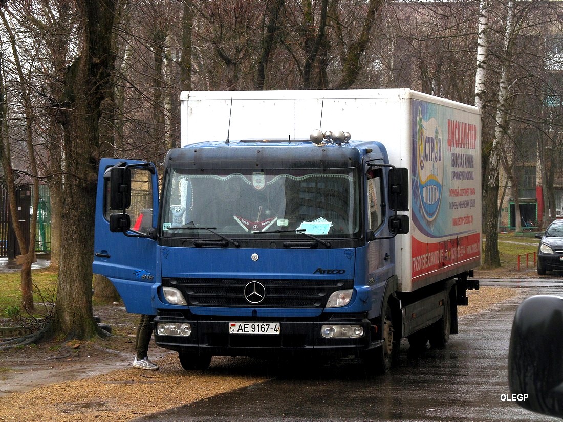 Гродненская область, № АЕ 9167-4 — Mercedes-Benz Atego 818