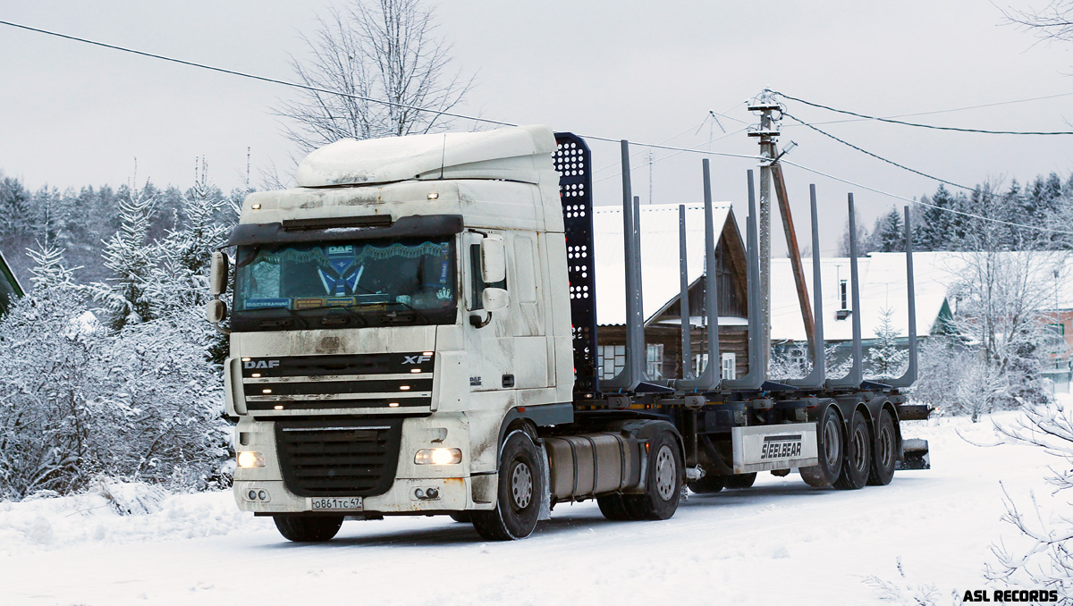 Ленинградская область, № О 861 ТС 47 — DAF XF105 FT