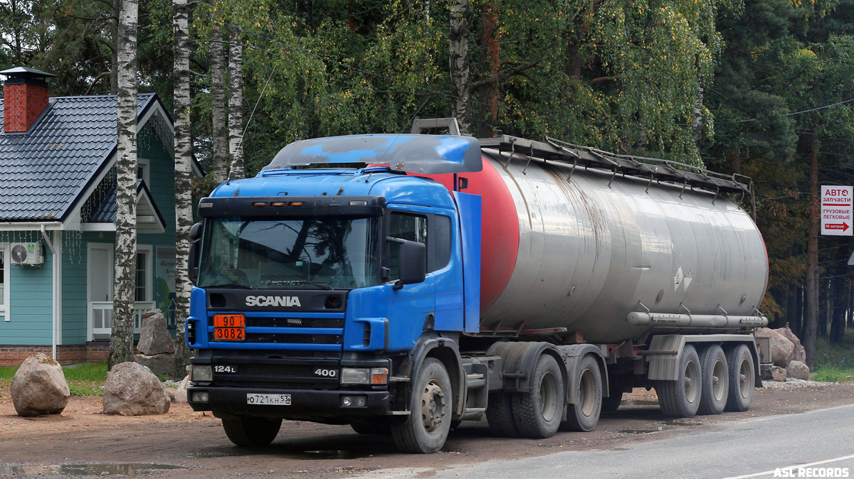 Новгородская область, № С 721 КН 53 — Scania ('1996) P124L