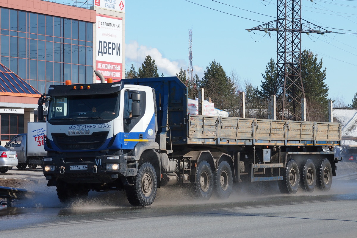 Ханты-Мансийский автоном.округ, № К 411 АТ 186 — IVECO-AMT Trakker ('2013)