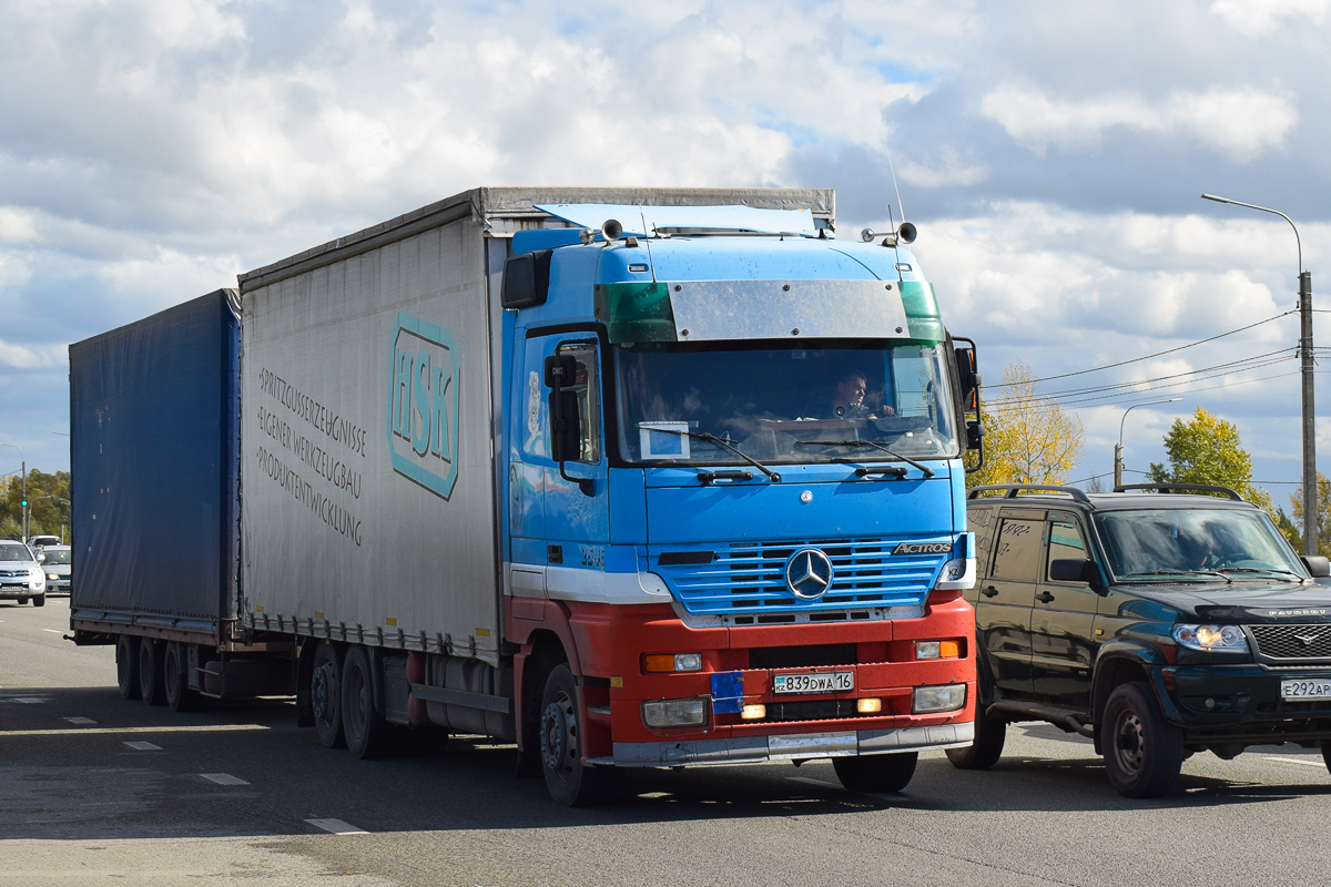 Восточно-Казахстанская область, № 839 DWA 16 — Mercedes-Benz Actros ('1997) 2543