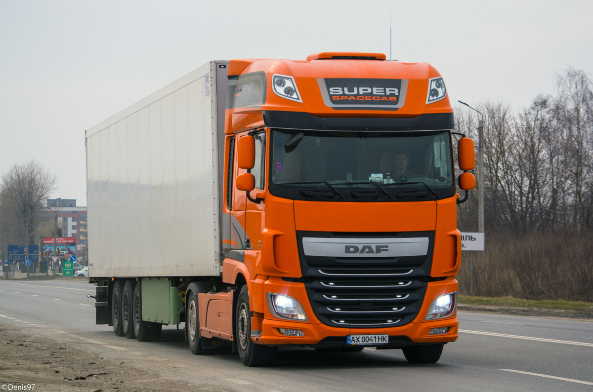 Харьковская область, № АХ 0041 НК — DAF XF Euro6 FT