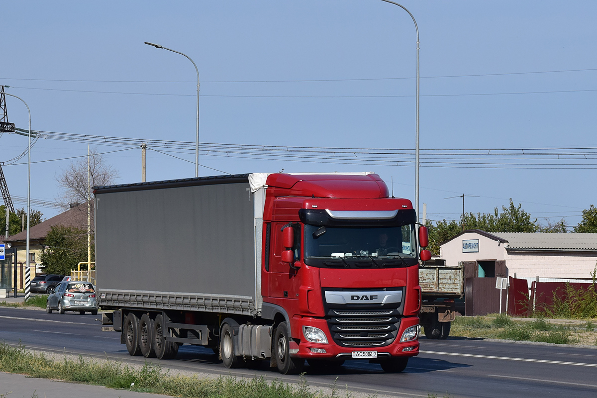 Минск, № АС 5882-7 — DAF XF Euro6 FT