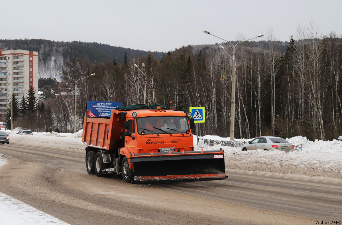 Красноярский край, № Е 749 КР 124 — КамАЗ-65115-L4