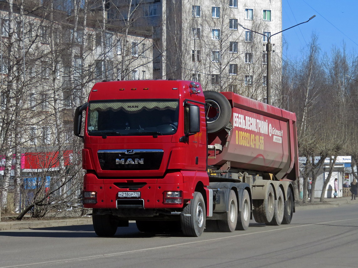 Кировская область, № Н 218 ОР 716 — MAN TGX ('2007) 33.540