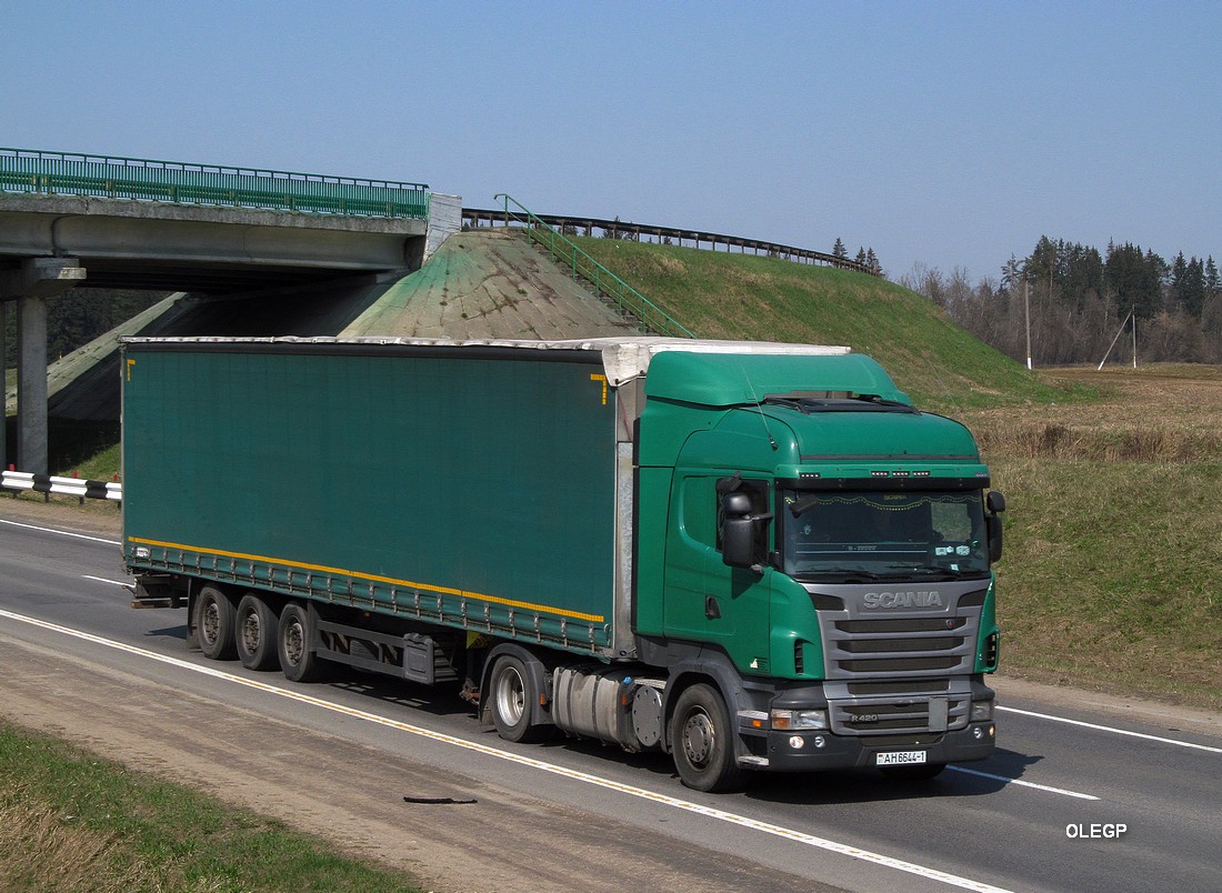 Брестская область, № АН 6644-1 — Scania ('2009) R420