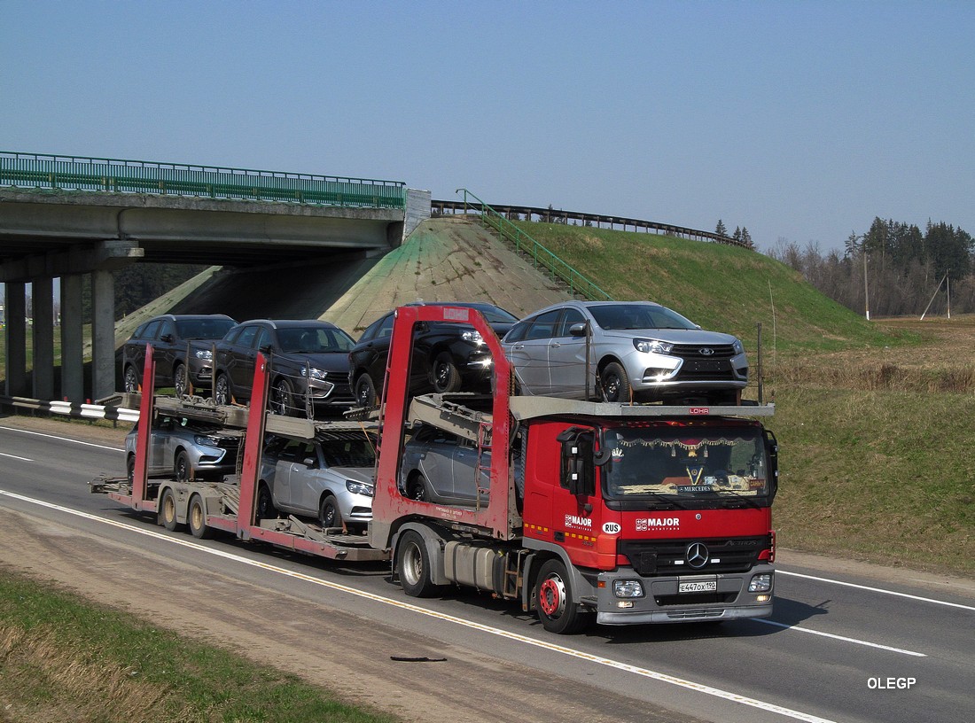 Московская область, № Е 447 ОХ 190 — Mercedes-Benz Actros ('2003) 1836