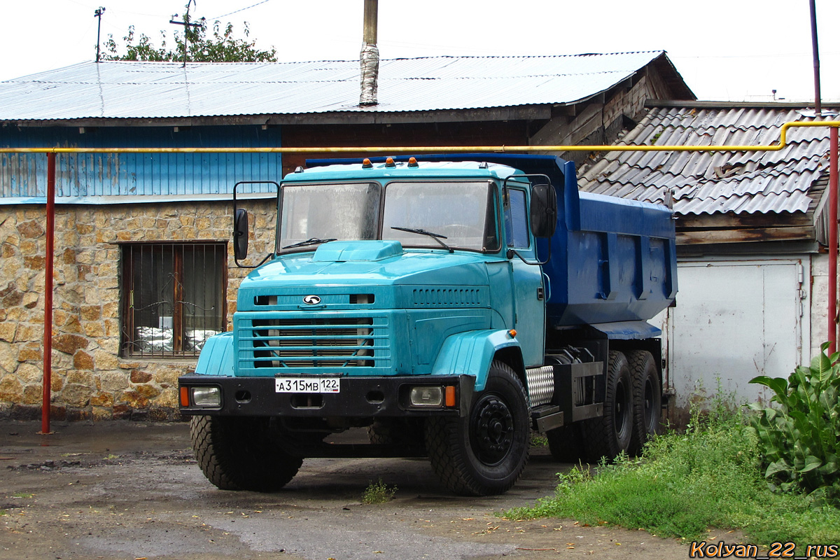 Алтайский край, № А 315 МВ 122 — КрАЗ-65055