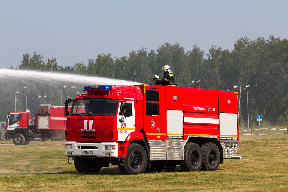 Москва, № М 723 ЕА 777 — КамАЗ-43118-42; Комплексная безопасность 2019 (Московская область)