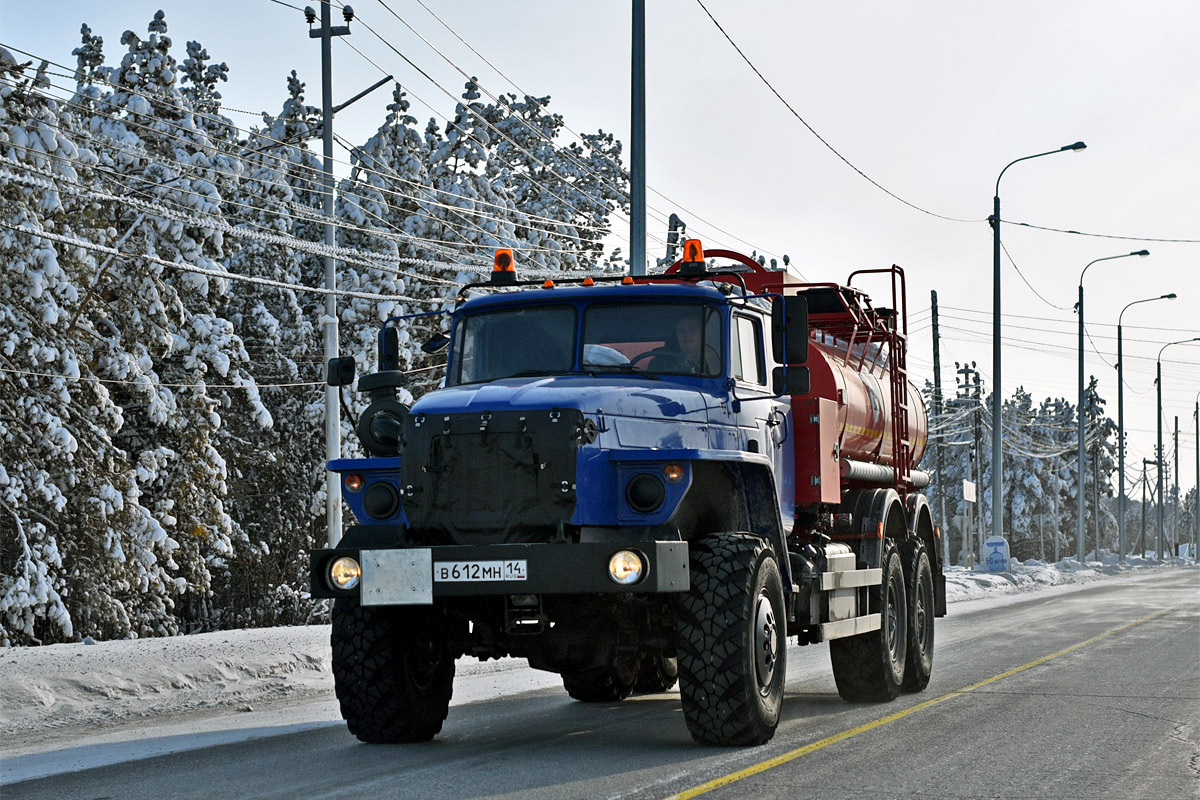 Саха (Якутия), № В 612 МН 14 — Урал-4320 (общая модель)