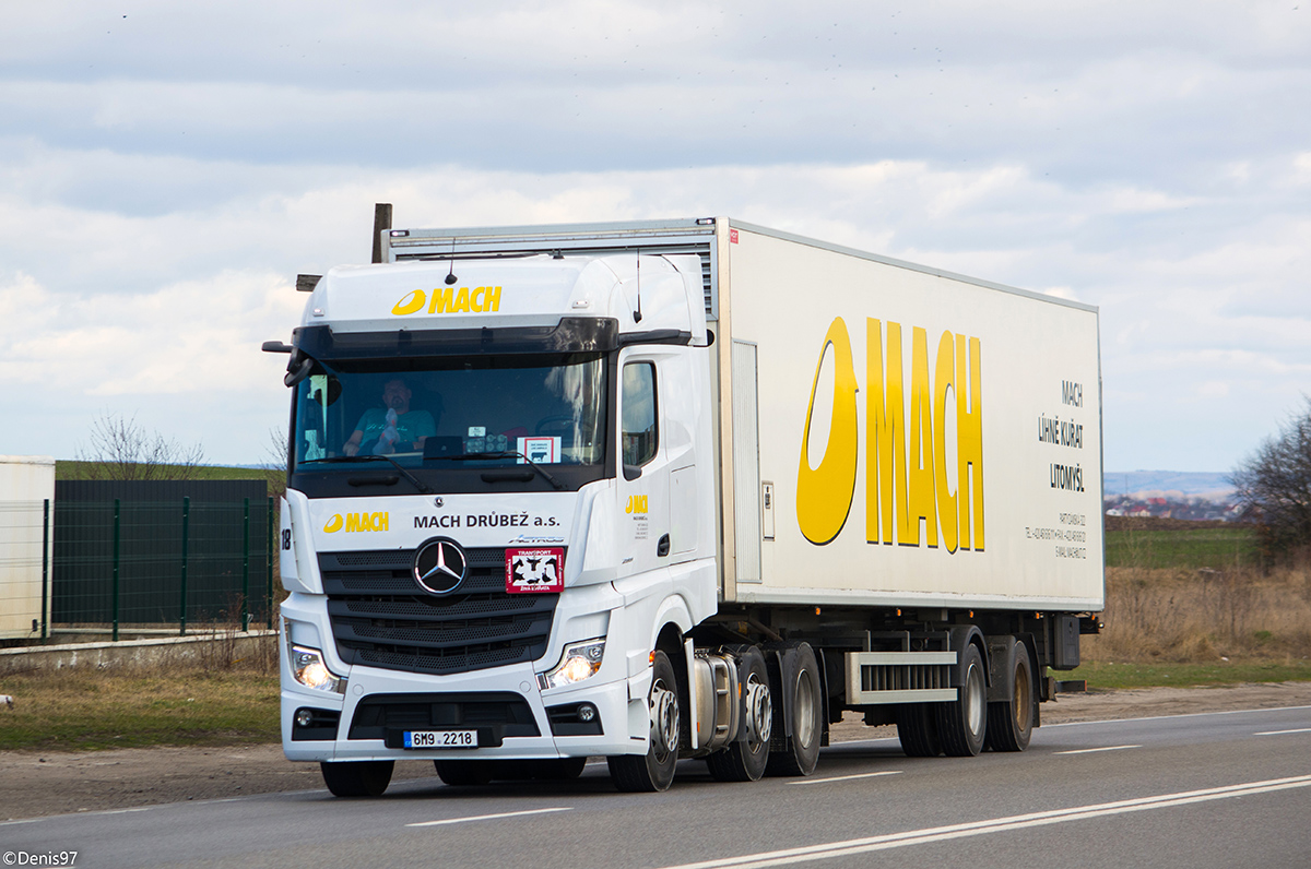 Чехия, № 6M9 2218 — Mercedes-Benz Actros ('2018) 2551