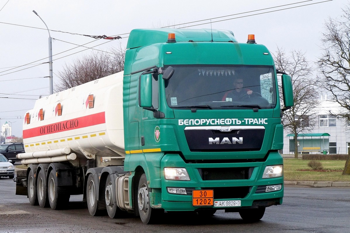 Гомельская область, № АК 9829-3 — MAN TGX ('2007) 26.440