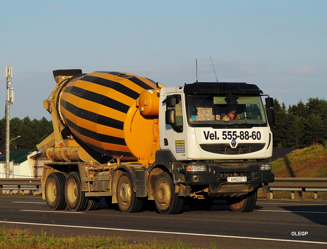 Минская область, № АМ 6337-5 — Renault Kerax