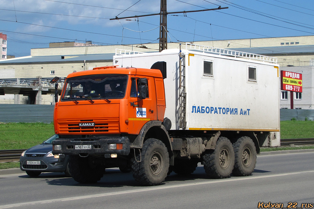 Алтайский край, № Н 987 УУ 22 — КамАЗ-43114-15 [43114R]