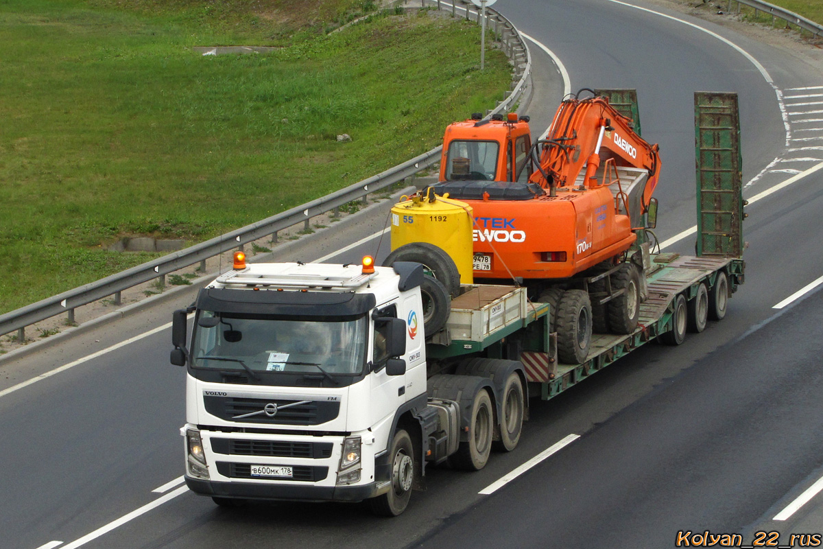 Санкт-Петербург, № В 600 МК 178 — Volvo ('2010) FM.440; Санкт-Петербург, № 9478 РЕ 78 — Daewoo (общая модель)