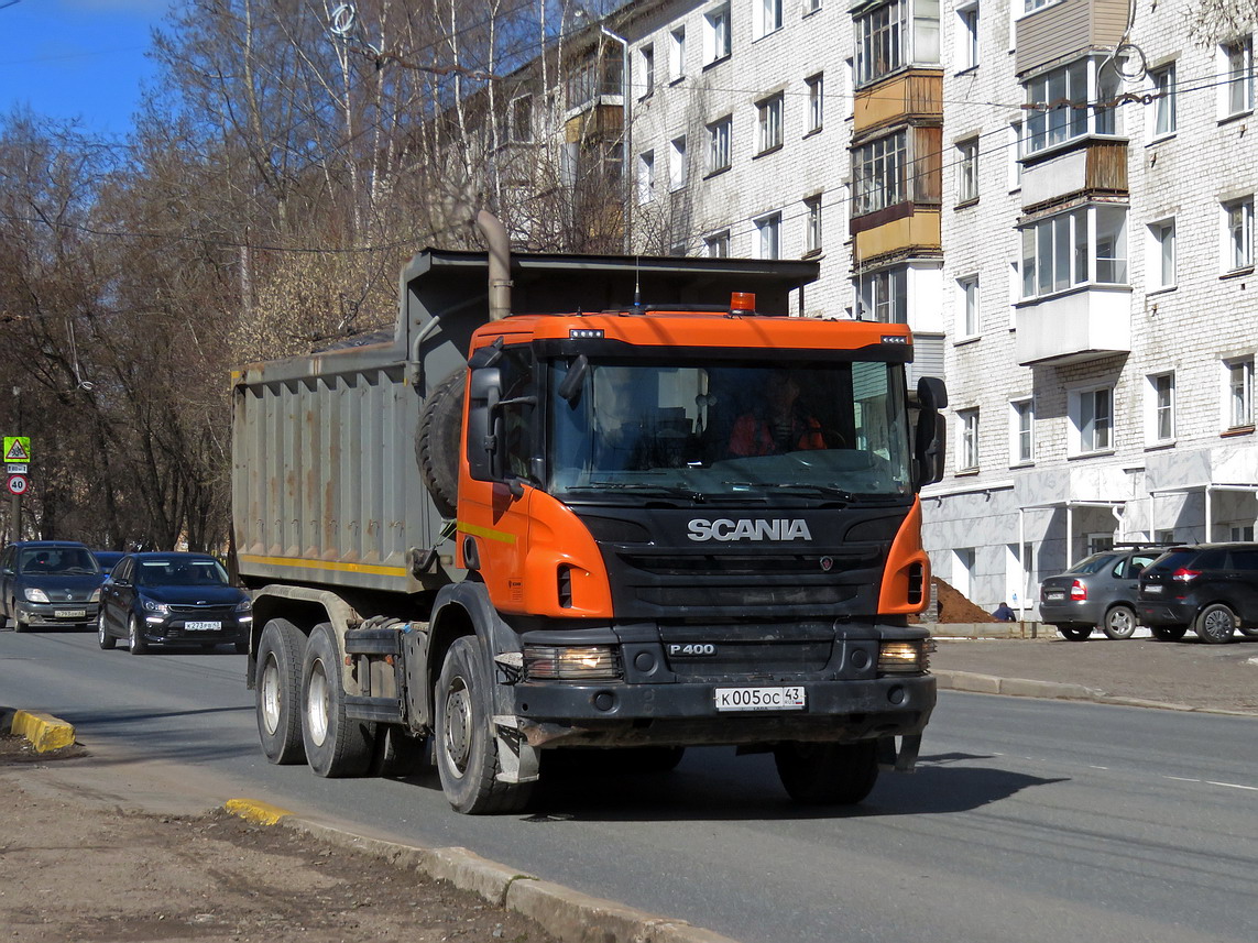 Кировская область, № К 005 ОС 43 — Scania ('2011) P400